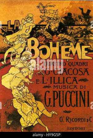 La Bohème Poster Stock Photo - Alamy