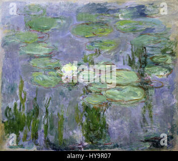 Claude Monet Nympheas 1915 Musee Marmottan Paris Stock Photo