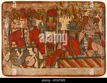 Lord Rama Exile Rama and Sita, central figures in Hindu mythology, are depicted setting ...