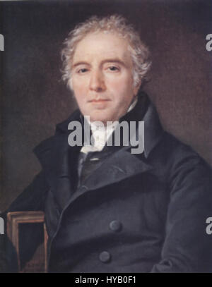 Dominique-Vincent RAMEL by Jacques-Louis DAVID 1820 Stock Photo - Alamy