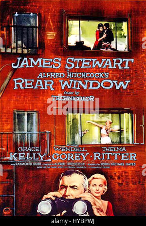 Rear Window film poster Stock Photo