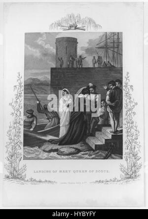 Landing of Mary Queen of Scots (Mary, Queen of Scots) from NPG Stock Photo