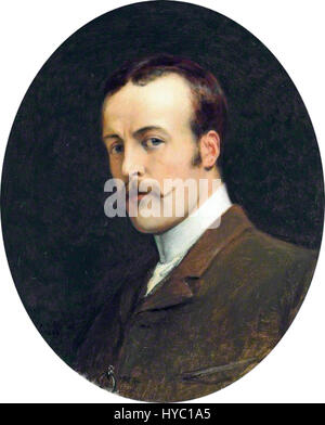 Andrew Carrick Gow self portrait 1883 Stock Photo