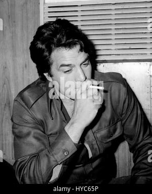 Indian vintage 1900s bollywood actor smoking, dharmendra, mumbai, maharashtra, india, asia Stock Photo