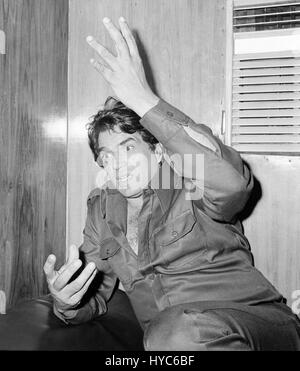 Indian vintage 1900s bollywood actor, dharmendra, mumbai, maharashtra, india, asia Stock Photo