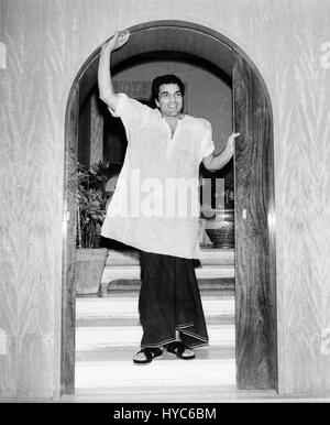 Indian vintage 1900s bollywood actor, dharmendra, mumbai, maharashtra, india, asia Stock Photo