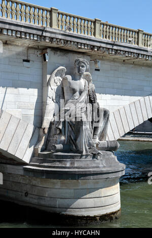 The Pont des Invalides in Paris, shown in this photograph, is an iconic ...