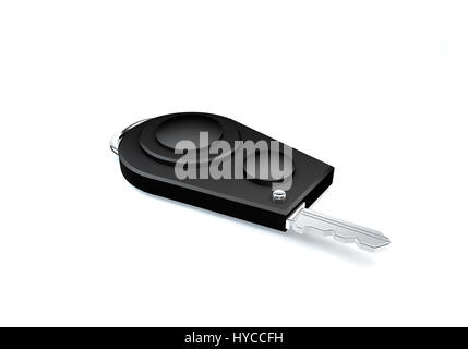 car key isolated on a white background Stock Photo