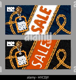 Denim texture, Jeans banner,Sale banners design,vector Stock Vector