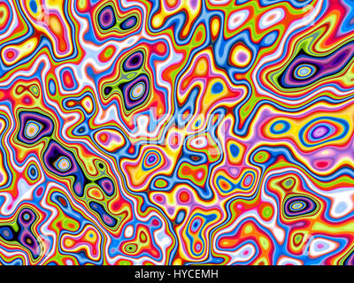 Gnarled fractal background - abstract digitally generated image Stock Photo