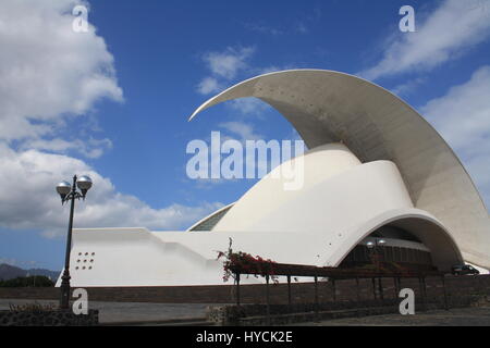 Auditorio de Tenerife Adán Martín by Santiago Calatrava Stock Photo