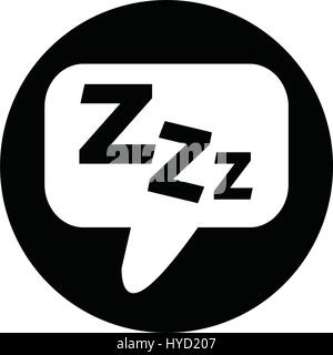 Sleep Icon Stock Vector