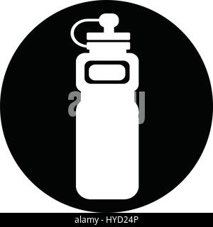 Sport icon bottle for water icon in flat style isolated on white ...