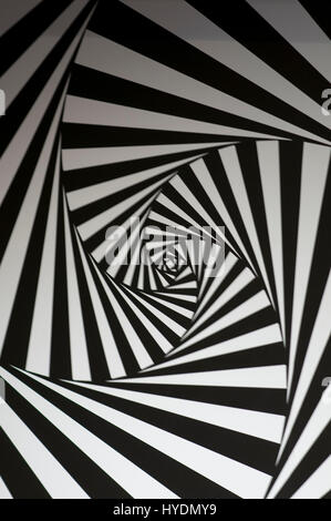 Endless tunnel illusion Stock Photo