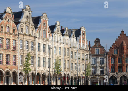 France, Pas-de-Calais (62), Arras, la Grand'Place // France, Pas de Calais, Arras, the Grand Place Stock Photo