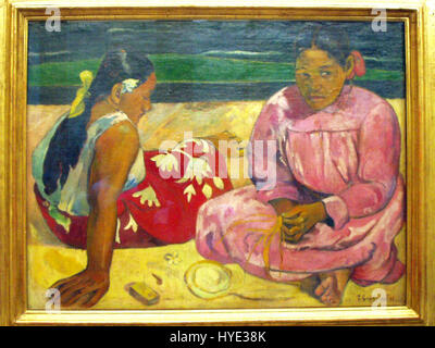 Paul Gauguin - Donne tahitiane sulla spiaggia (1891 Stock Photo - Alamy