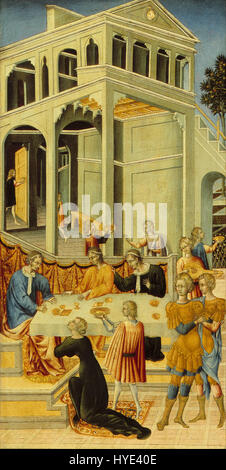 Giovanni di Paolo   Salome Asking Herod for the Head of Saint John the Baptist   Google Art Project Stock Photo