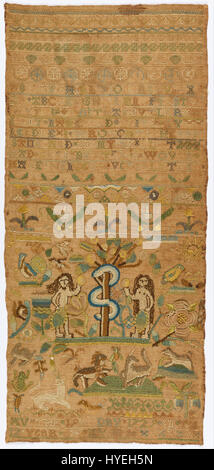 Sarah Butler Sampler Martha Butler - Sampler Stock Photo - Alamy