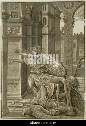 Hans Burgkmair the elder   Lovers Surprised by Death   Google Art Project Stock Photo