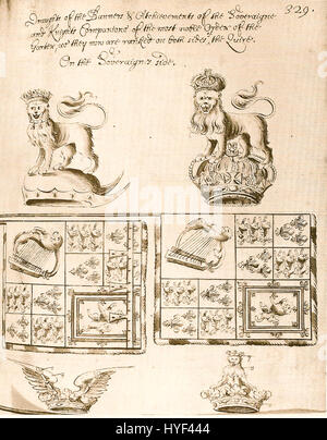 Coats of arms of King Charles I of England and Scotland, Kings Manor ...