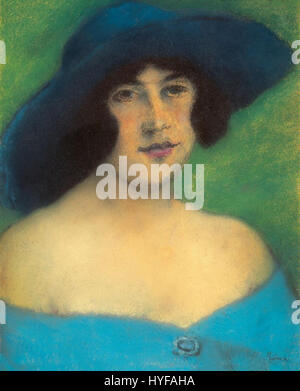 Rippl Girl with Blue Hat Stock Photo - Alamy