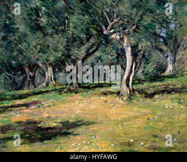 Theodore Robinson   Olive Grove, Capri, 1890 Stock Photo