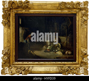 Willem Kalf   Kitchen Interior   Google Art Project Stock Photo