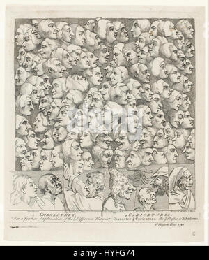 William Hogarth   Characters Caricaturas   Google Art Project Stock Photo