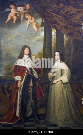 Gerrit van Honthorst’s portrait of Friedrich Wilhelm I and his wife ...