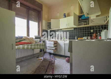 BELGIUM: NO-ONE likes a trip to the dentist but how would you like to visit this place for your next check-up? Haunting pictures show a Belgian dentist’s abandoned house that has lay untouched for more than a decade since the occupants moved out. Images show dentistry equipment still in place, a blood-filled syringe and even a table set for dinner. The shots were taken by Russian urban explorer Alexandra Zero (29) from Chelyabinsk on a trip to Belgium. Stock Photo