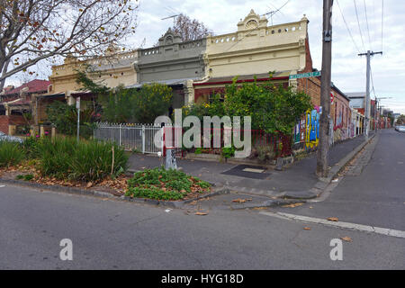 Westgarth Street in Fitzroy Melbourne Australia Stock Photo