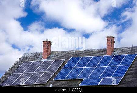Solar chimneys mounted on the roof of the Middle School Building at ...