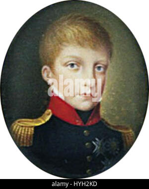 Leopold, Count of Syracuse (1813 1860), Neapolitan school, Circa 1825 Stock Photo