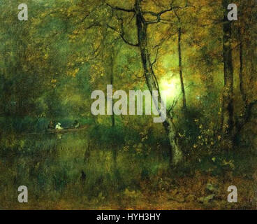 Pool in the Woods (George Inness Stock Photo - Alamy