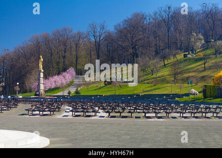 Pilgrimage Sanctuary, Assumption of the Virgin Mary in Marija Bistrica, Croatia Stock Photo