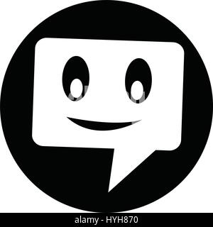 talking speech bubble icon Stock Vector