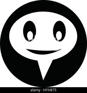 talking speech bubble icon Stock Vector
