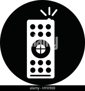 tv remote control icon Stock Vector