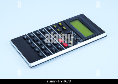 Old calculator. Vintage calculator. Stock Photo