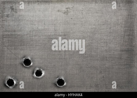 old metal background with bullet holes Stock Photo - Alamy