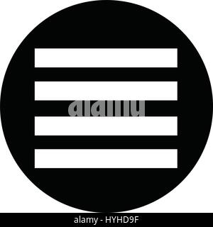 Align Text  icon Stock Vector