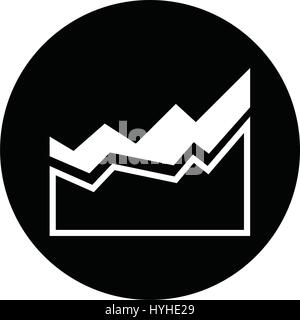 Chart icon Stock Vector