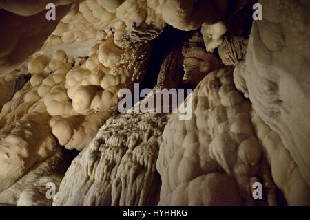 Toirano Caves internal view - Italy Stock Photo