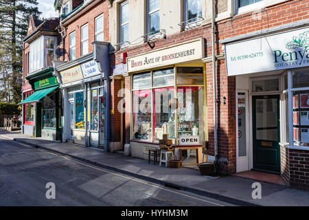 Brockenhurst village in the New Forest Hampshire Stock Photo - Alamy