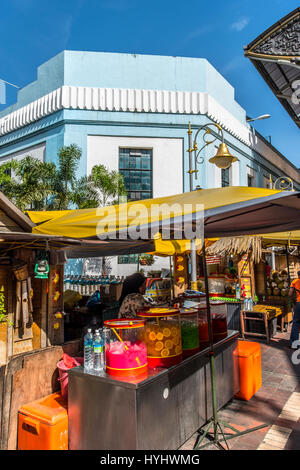 Drinks Stall, Kasturi Walk and Central Market, Kuala Lumpur, Malaysia Stock Photo