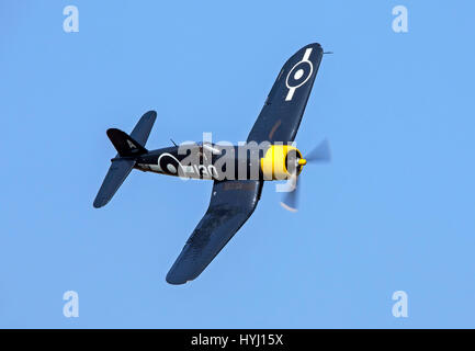 Corsiar over Shuttleworth Stock Photo