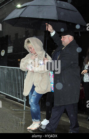 New York, USA. 4th Apr, 2017. Mama June seen after an appearance on Good Morning America promoting the new reality show Mama June: From Not to Hot on April 4, 2017 in New York City. Credit: MediaPunch Inc/Alamy Live News Stock Photo