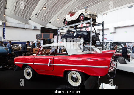 Essen, Germany. 5th Apr, 2017. Press preview of the 29th Techno-Classica motor show in Essen, show for vintage, classic and prestige cars and motor sports. The motor show runs from 5 to 9 April 2017. Credit: OnTheRoad/Alamy Live News Stock Photo