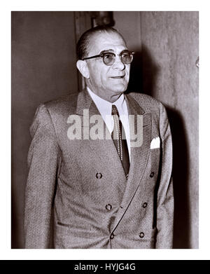 Vito 'Don Vitone' Genovese (November 27, 1897 – February 14, 1969) was an Italian-American mobster who rose to power during Prohibition as an enforcer in the American Mafia. Stock Photo
