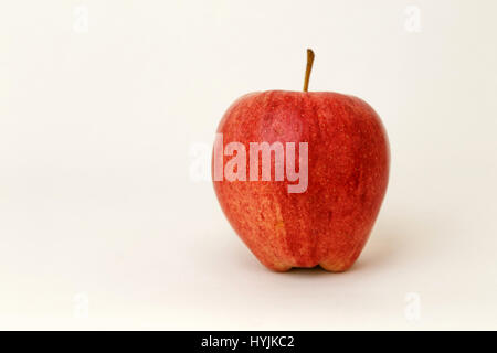Red apple isolated on white background. Stock Photo